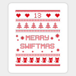 red merry swiftmas Magnet